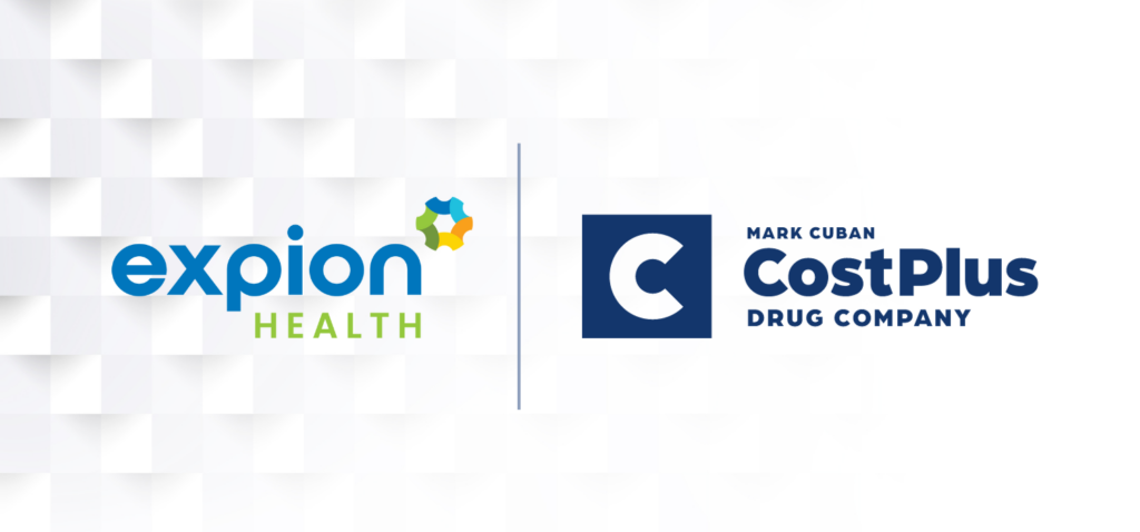 Expion Health and Mark Cuban CostPlus Drug Company collaboration.